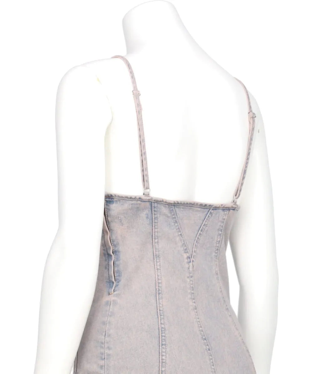 DENIM BODY SUIT