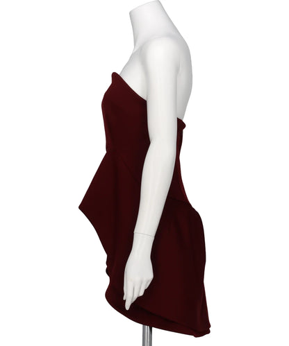 DOUBLE JERSEY ASYMMETRIC BUSTIER