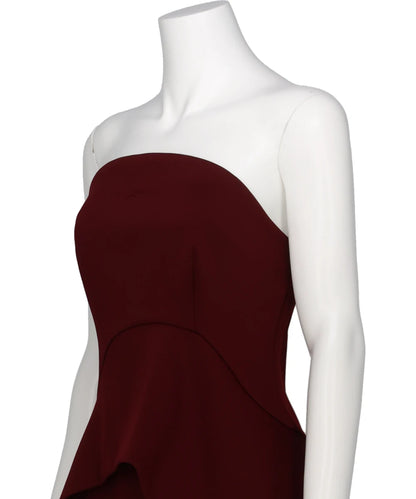 DOUBLE JERSEY ASYMMETRIC BUSTIER