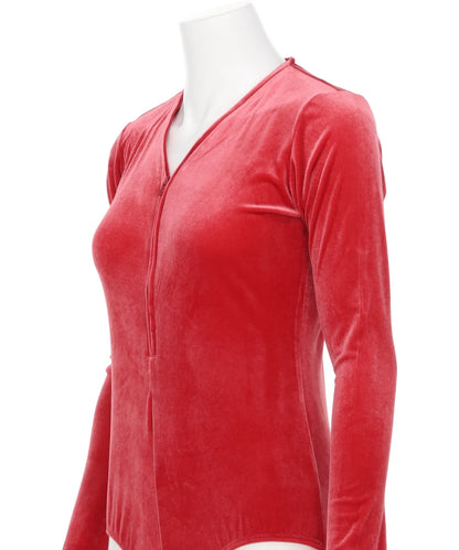 VELOUR BODYSUIT