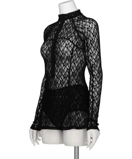 LACE FLARE BODYSUIT