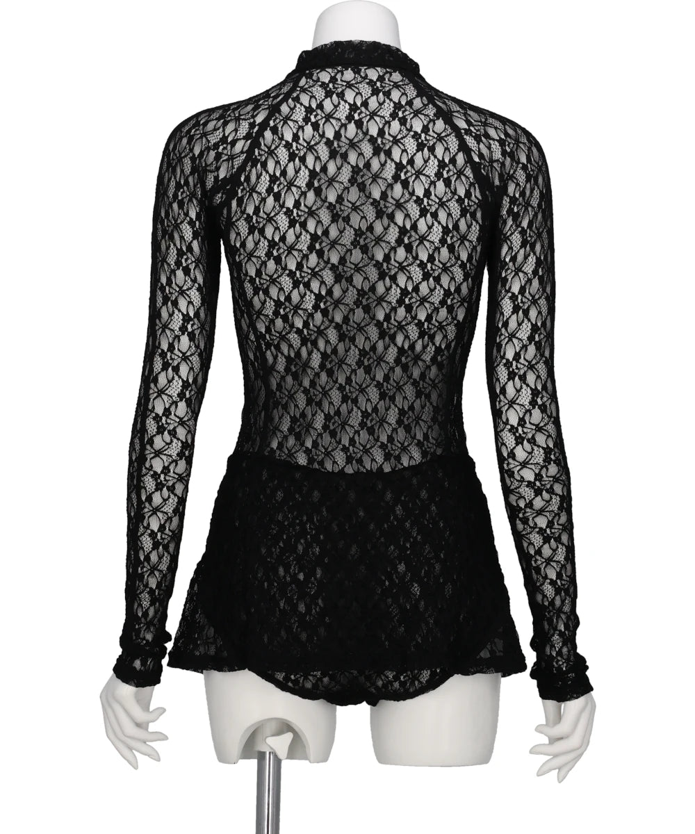 LACE FLARE BODYSUIT