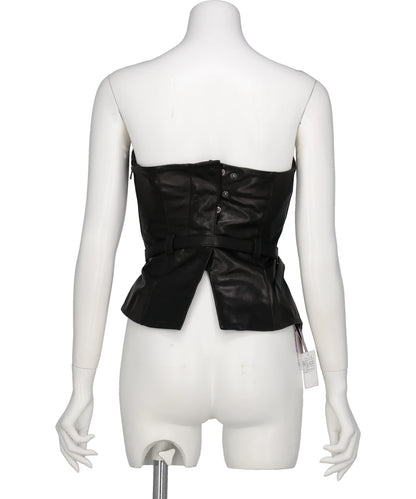 LEATHER TUBE TOP