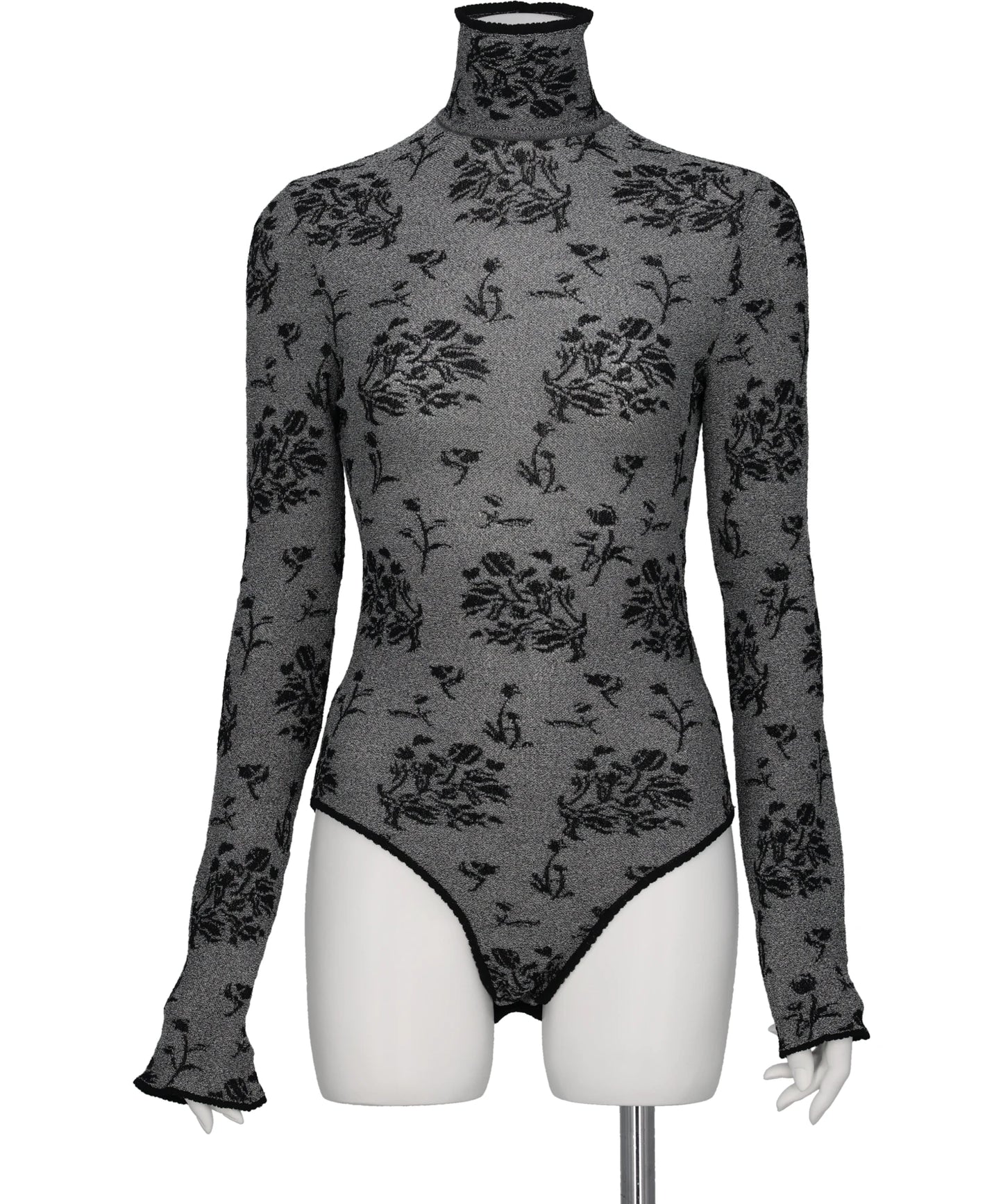 Mame Kurogouchi(マメクロゴウチ 2026SS FLORAL JACQUARD KNIT BODYSUIT MM26SS-KN082