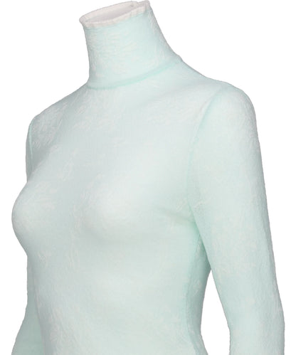 FLORAL JACQUARD KNIT BODYSUIT