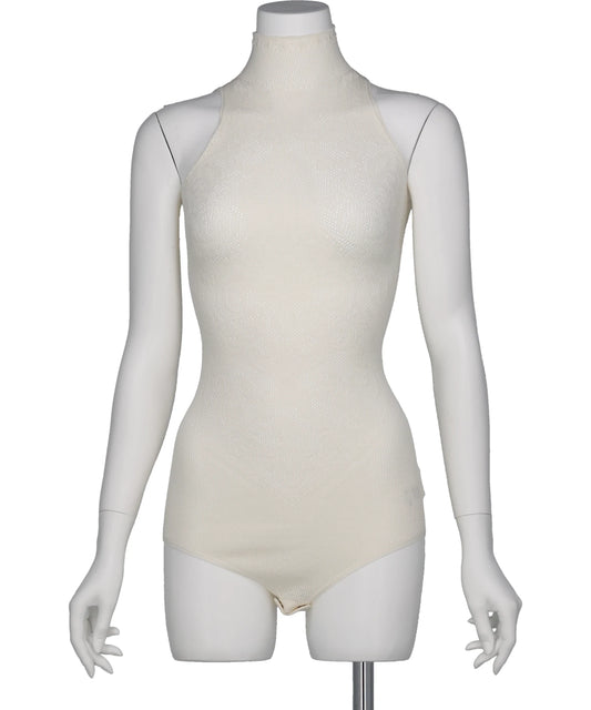 FETICO(フェティコ) 2026SS DAMASK LACE KNIT TURTLENECK BODYSUIT FTC262-0712