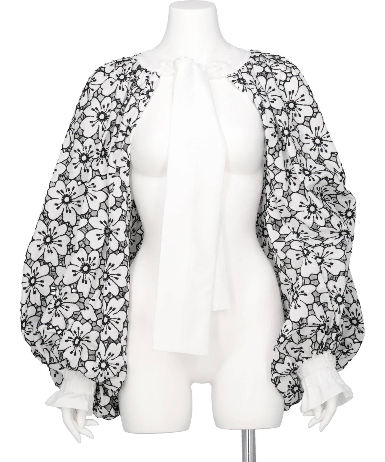 FUMIE=TANAKA(フミエタナカ) 2026SS COTTON LACE ARM F26S13