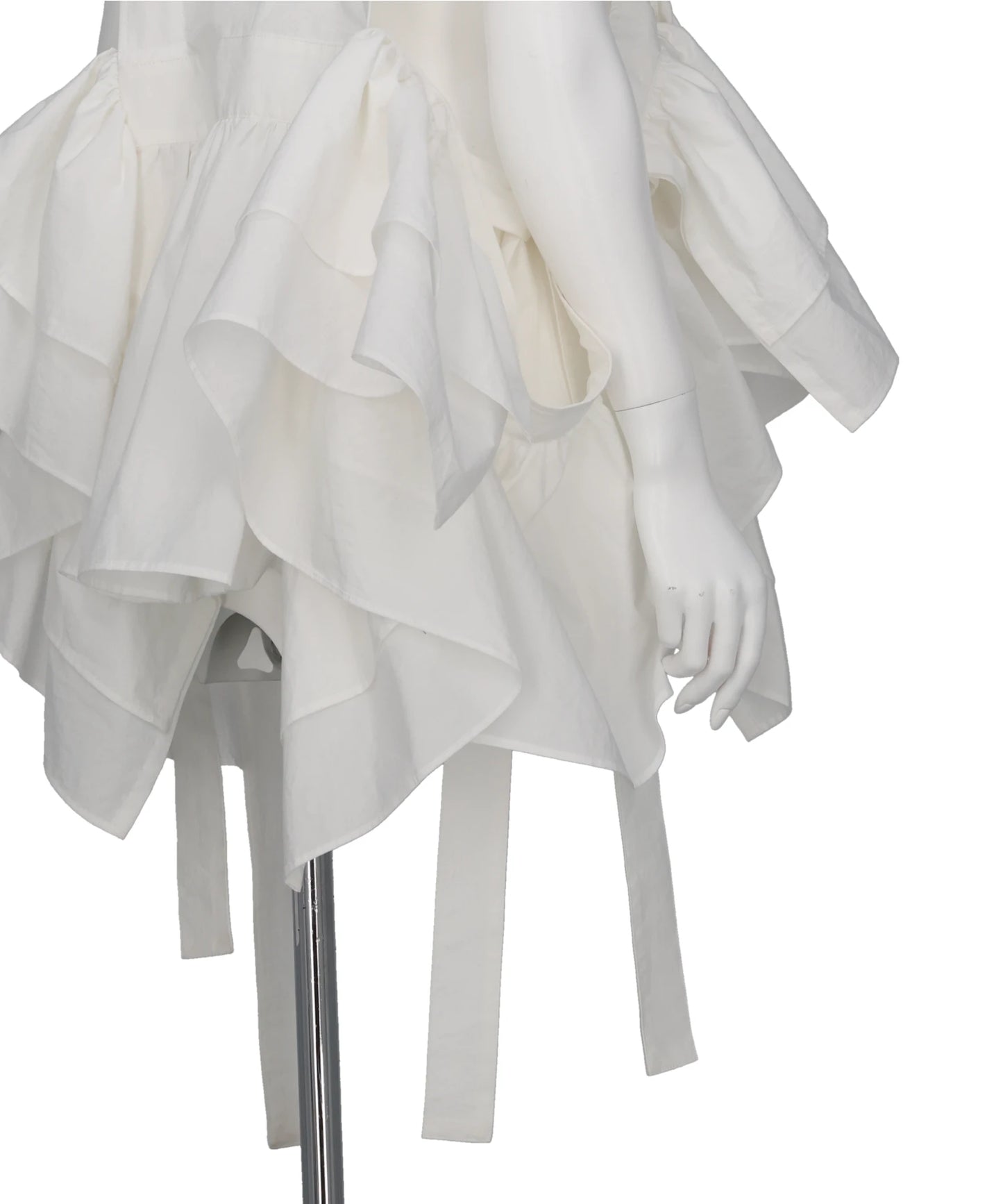 SHIRT COLLOR FRILLED GILET