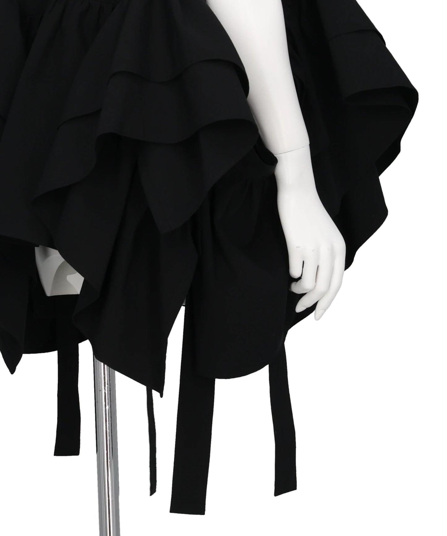 SHIRT COLLOR FRILLED GILET