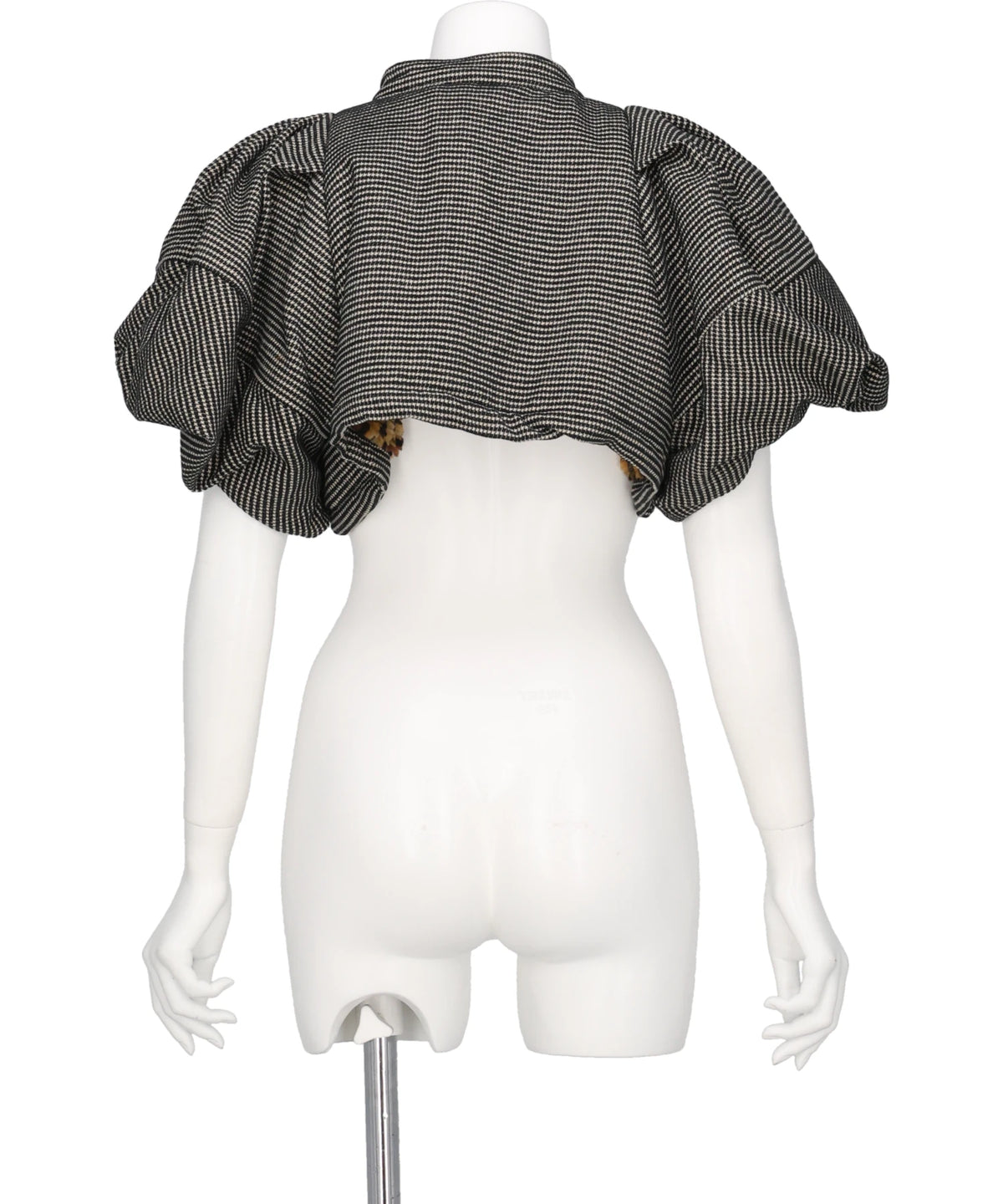 CROPPED VELVET RIBBON TOP