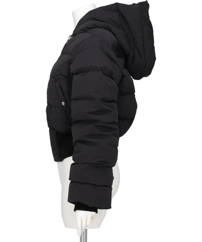 HOODED JKT - BLACK