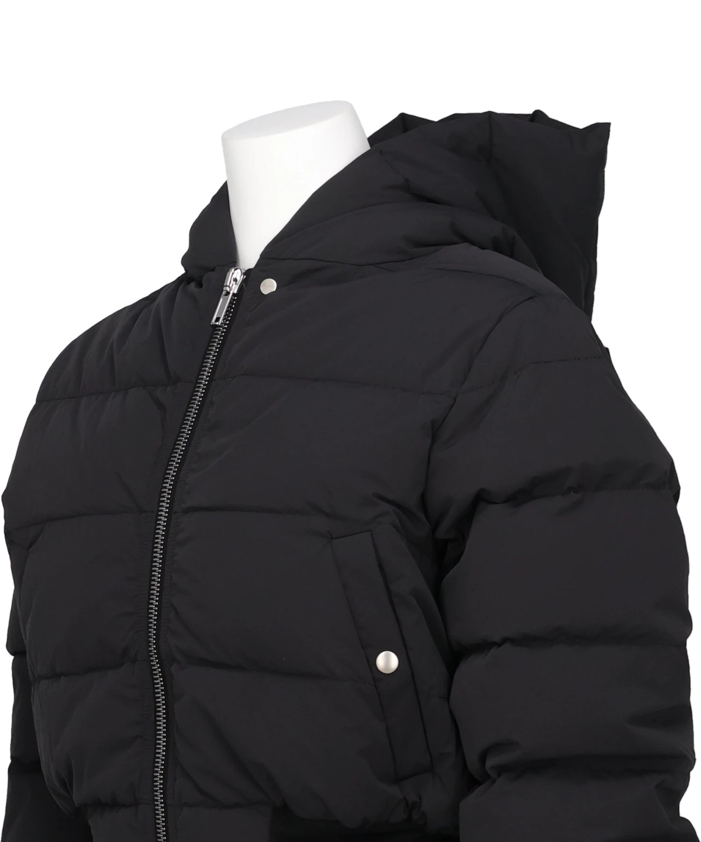 HOODED JKT - BLACK