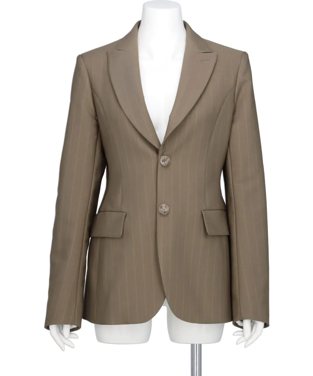STRIPED TAILORED JACKET