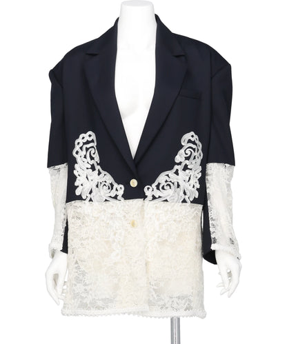 FUMIE=TANAKA(フミエタナカ) 2026SS LACE JK F26S02