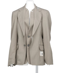 Maison MIHARA YASUHIRO(メゾンミハラヤスヒロ) 2026SS WOOLY TEXTURE LAYERED JACKET B16JK111