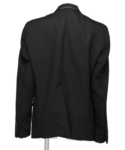 WOOLY TEXTURE LAYERED JACKET