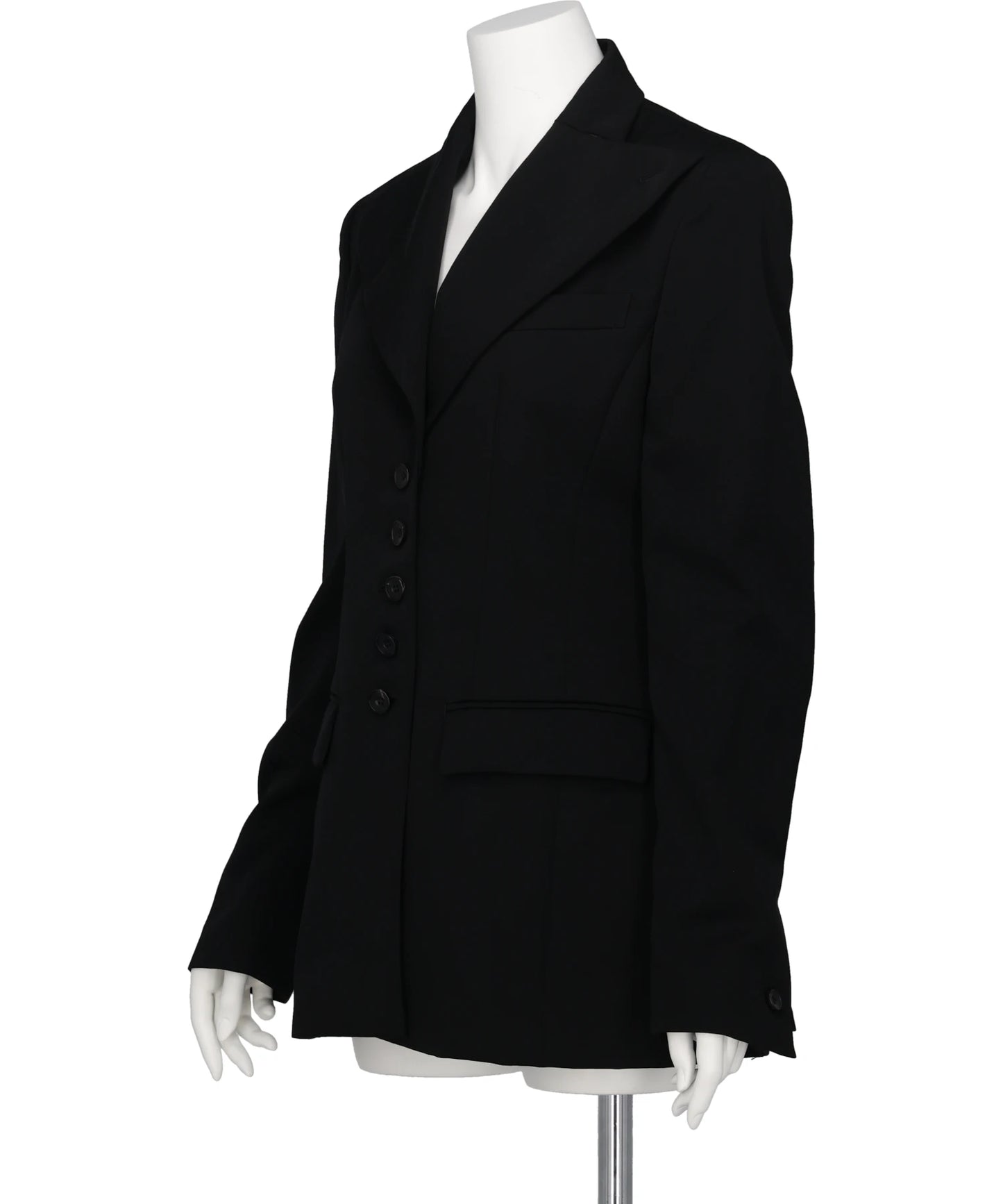 FINE WOOL SUITING TAILORED JACKET