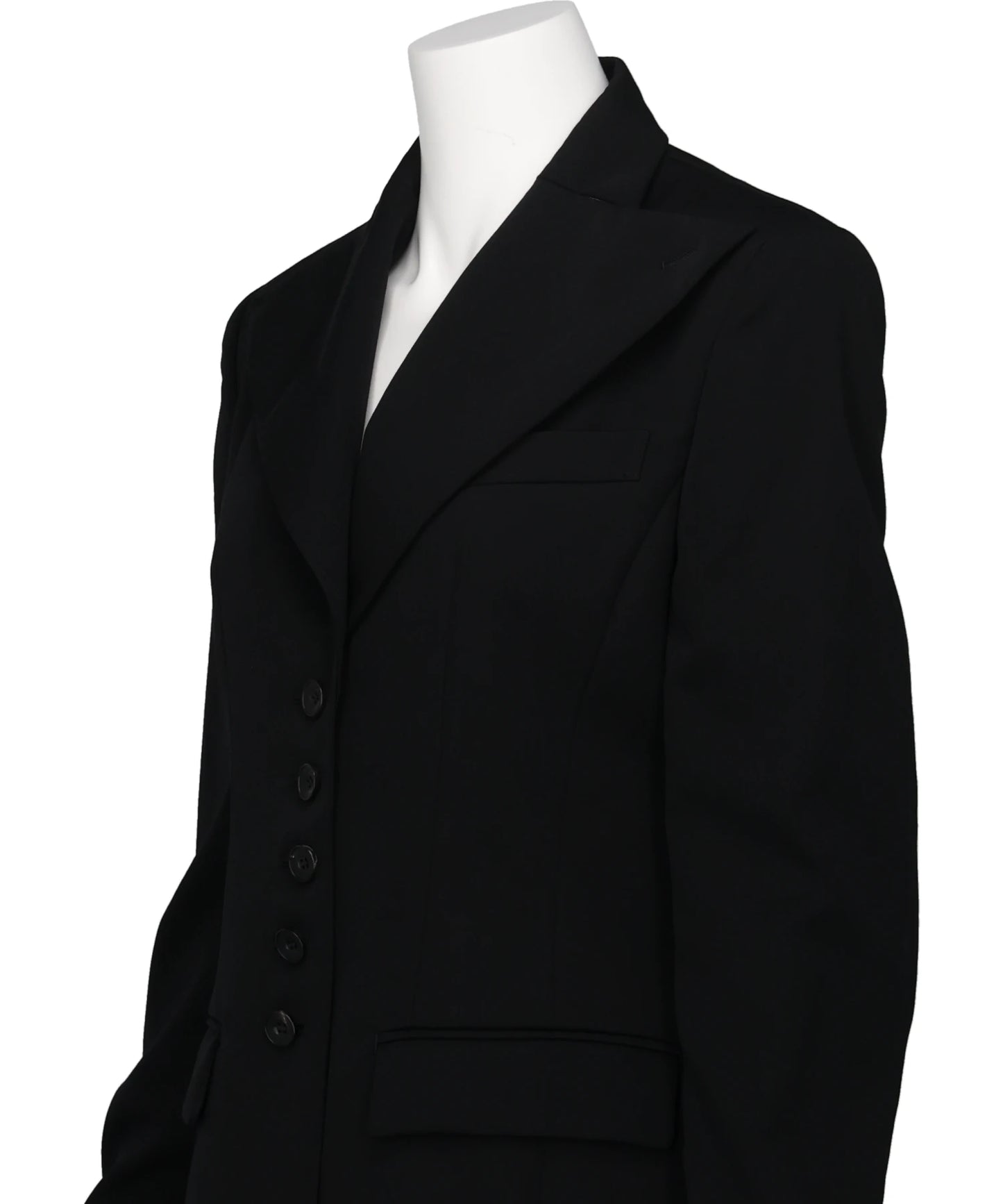FINE WOOL SUITING TAILORED JACKET