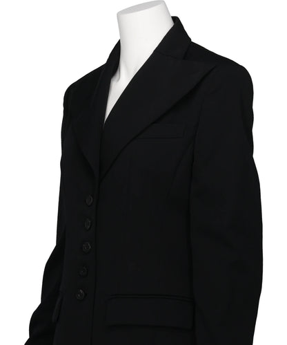 FINE WOOL SUITING TAILORED JACKET