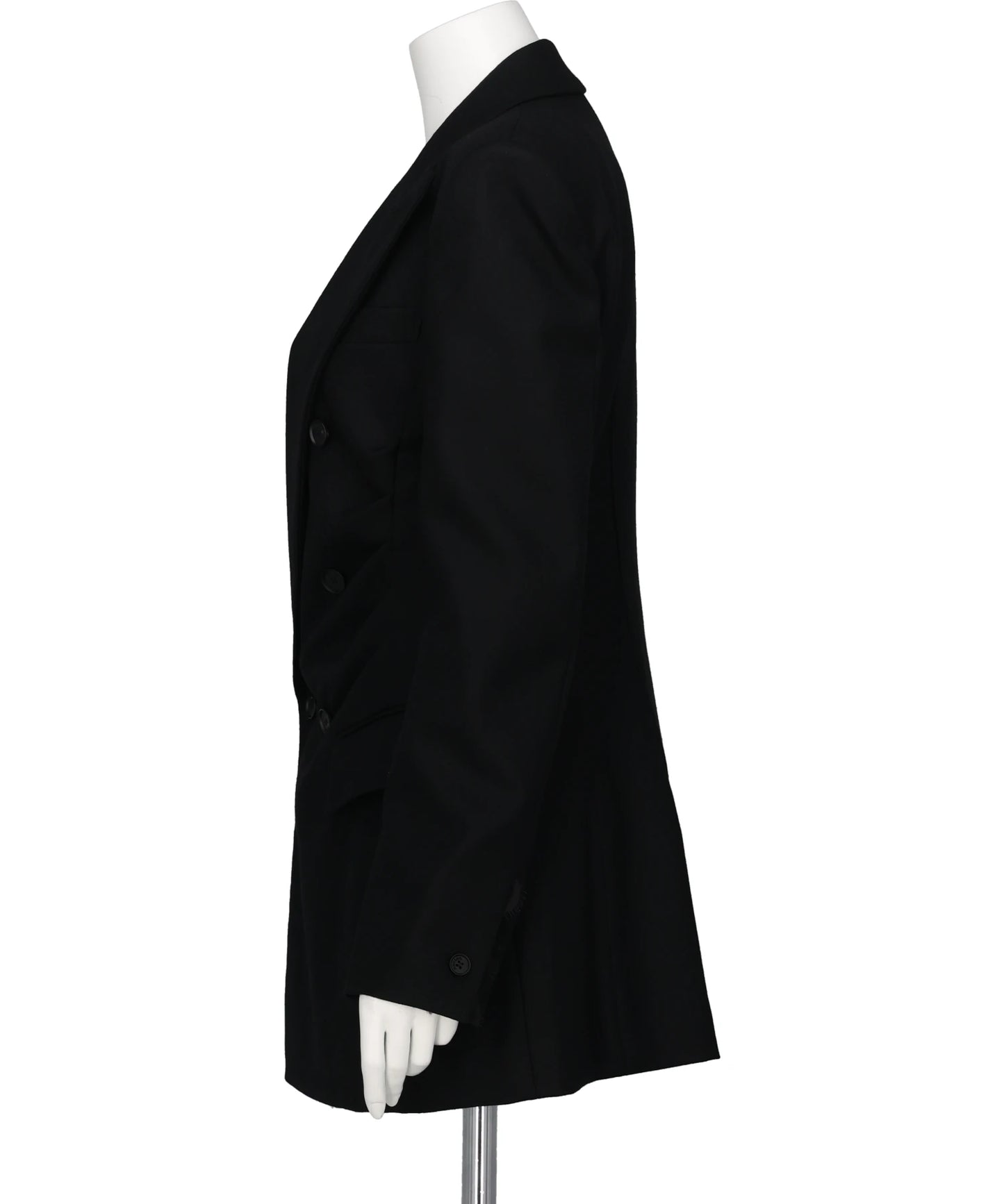 WOOL FLANNEL DOUBLE-BREASTED JACKET