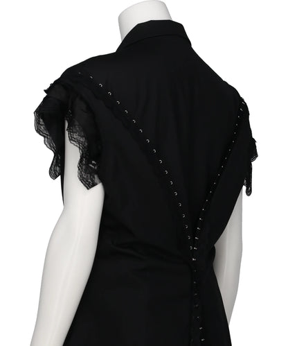SLEEVELESS TAILORED JACKET