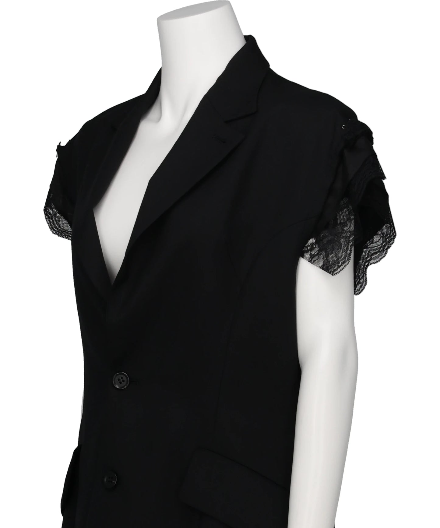 SLEEVELESS TAILORED JACKET