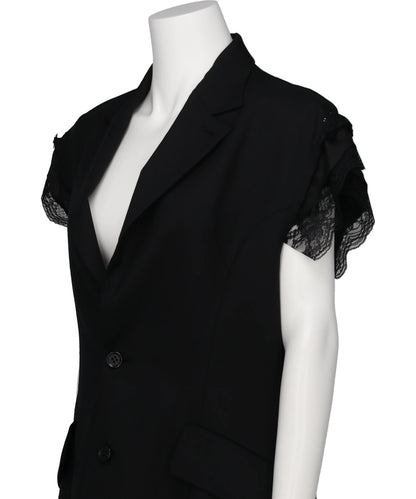 SLEEVELESS TAILORED JACKET