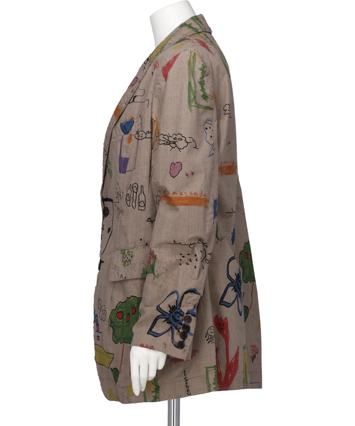 RAKUGAKI PRINTED TAILORED JACKET