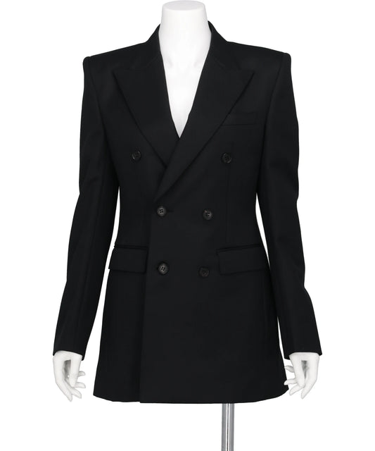 JOHN LAWRENCE SULLIVAN(ジョンローレンスサリバン)WOOL GABARDINE DOUBLE BREASTED JACKET