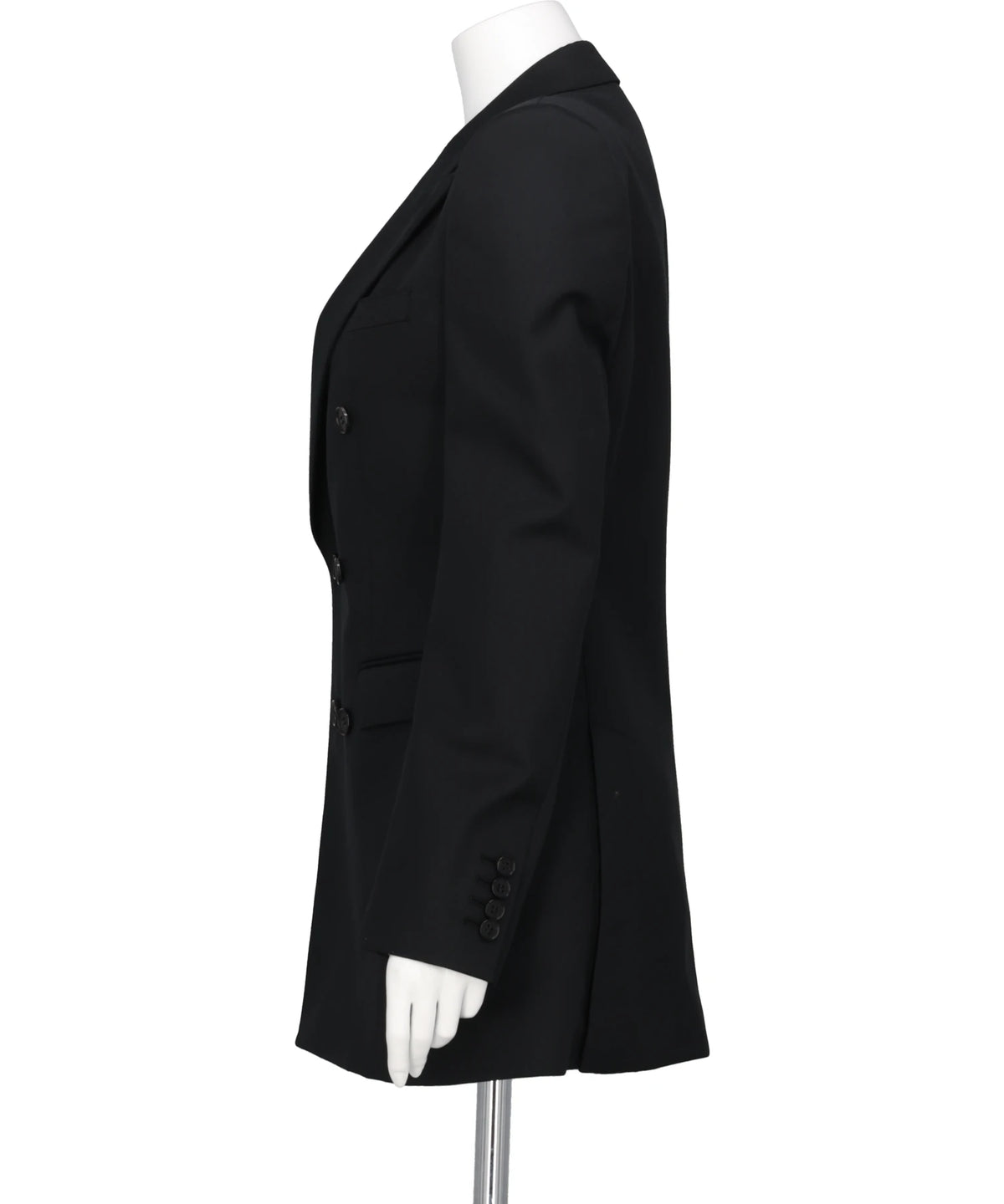 WOOL GABARDINE DOUBLE BREASTED JACKET