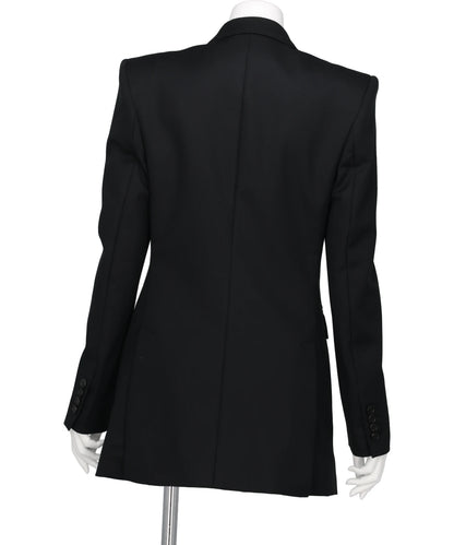 WOOL GABARDINE DOUBLE BREASTED JACKET