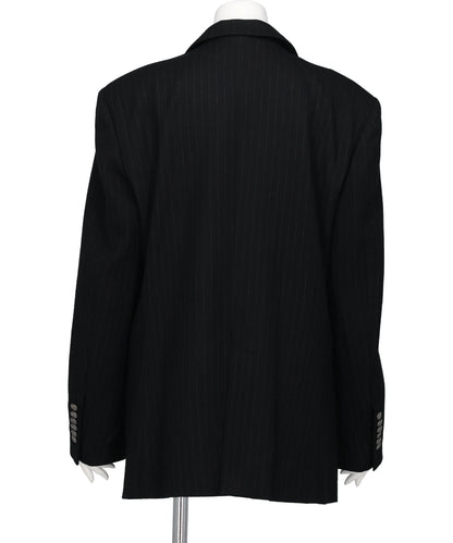 METAL EMBROIDERY STRIPE WOOL JACKET