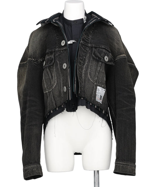 Maison MIHARA YASUHIRO(メゾンミハラヤスヒロ) LAYERED DENIM JACKET