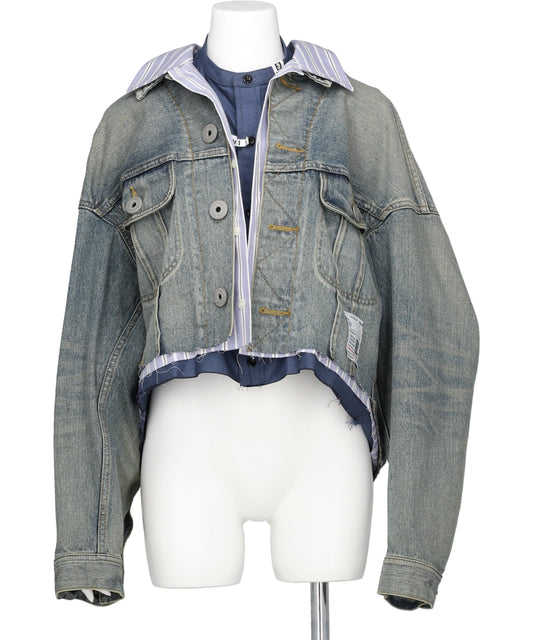 Maison MIHARA YASUHIRO(メゾンミハラヤスヒロ) LAYERED DENIM JACKET