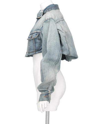 CROPPED DENIM JACKET