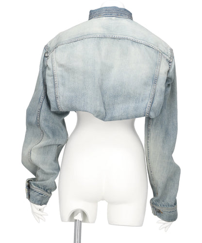CROPPED DENIM JACKET