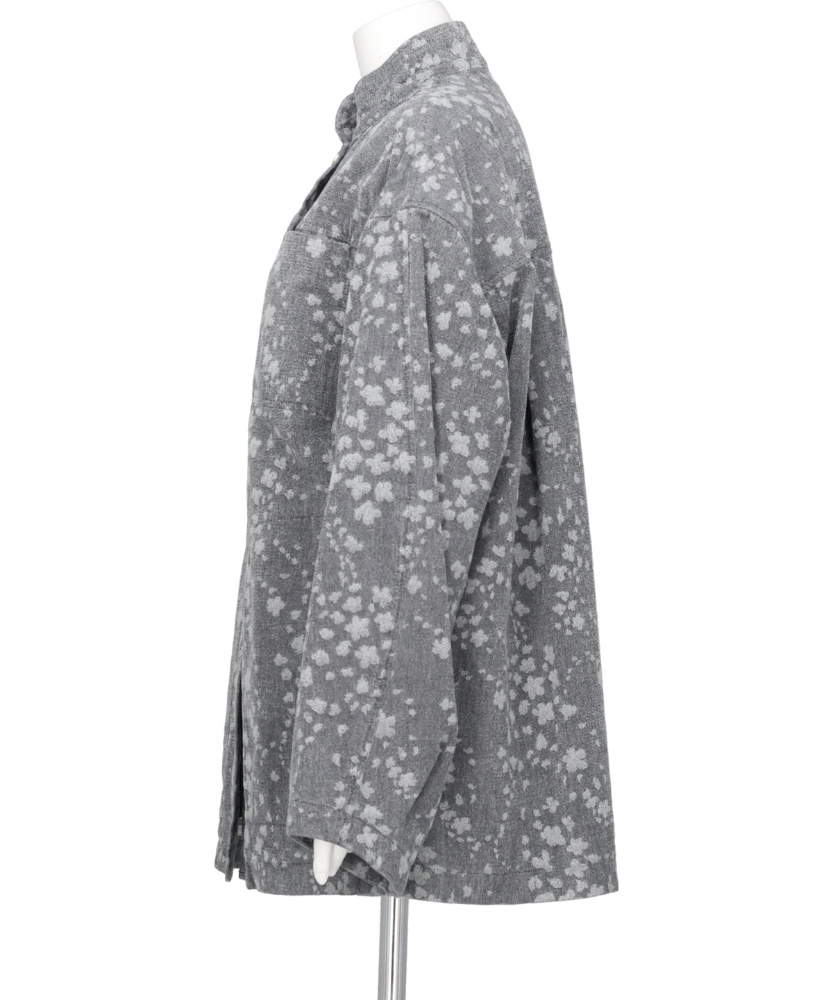 FLORAL JACQUARD DENIM JACKET