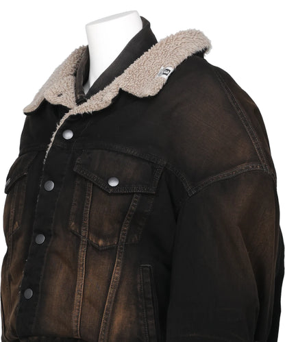 LAYERED DENIM JACKET