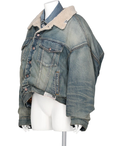 LAYERED DENIM JACKET