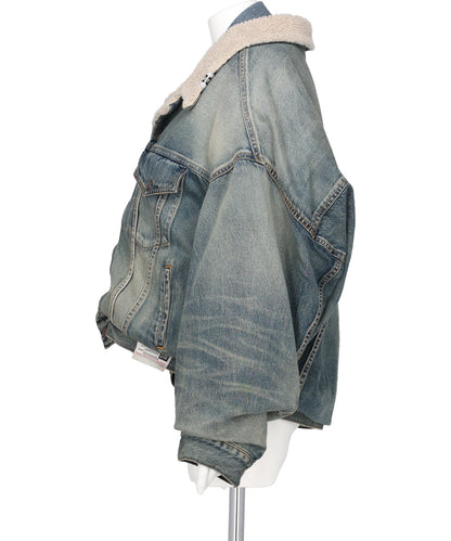 LAYERED DENIM JACKET