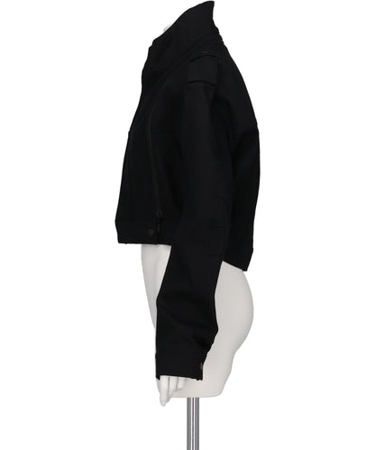 U ZIP DENIM JACKET