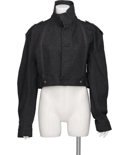 mukcyen（ムッシャン）U ZIP DENIM JACKET