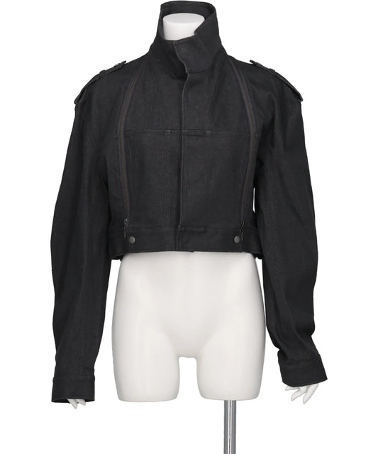 mukcyen（ムッシャン）U ZIP DENIM JACKET