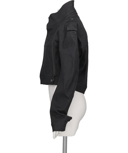 U ZIP DENIM JACKET