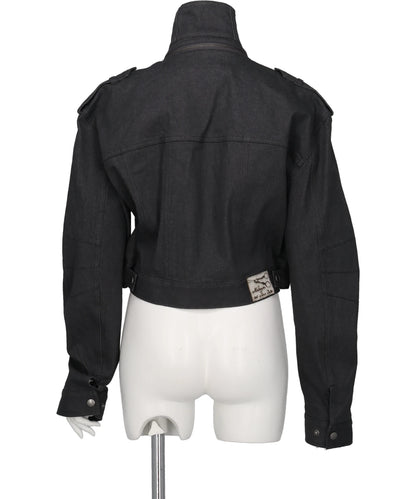 U ZIP DENIM JACKET