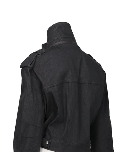 U ZIP DENIM JACKET