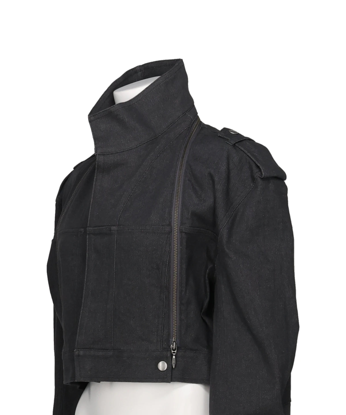 U ZIP DENIM JACKET