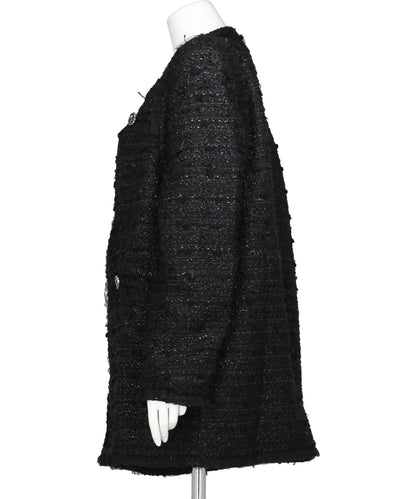 TULLE LAYERED TWEED JACKET