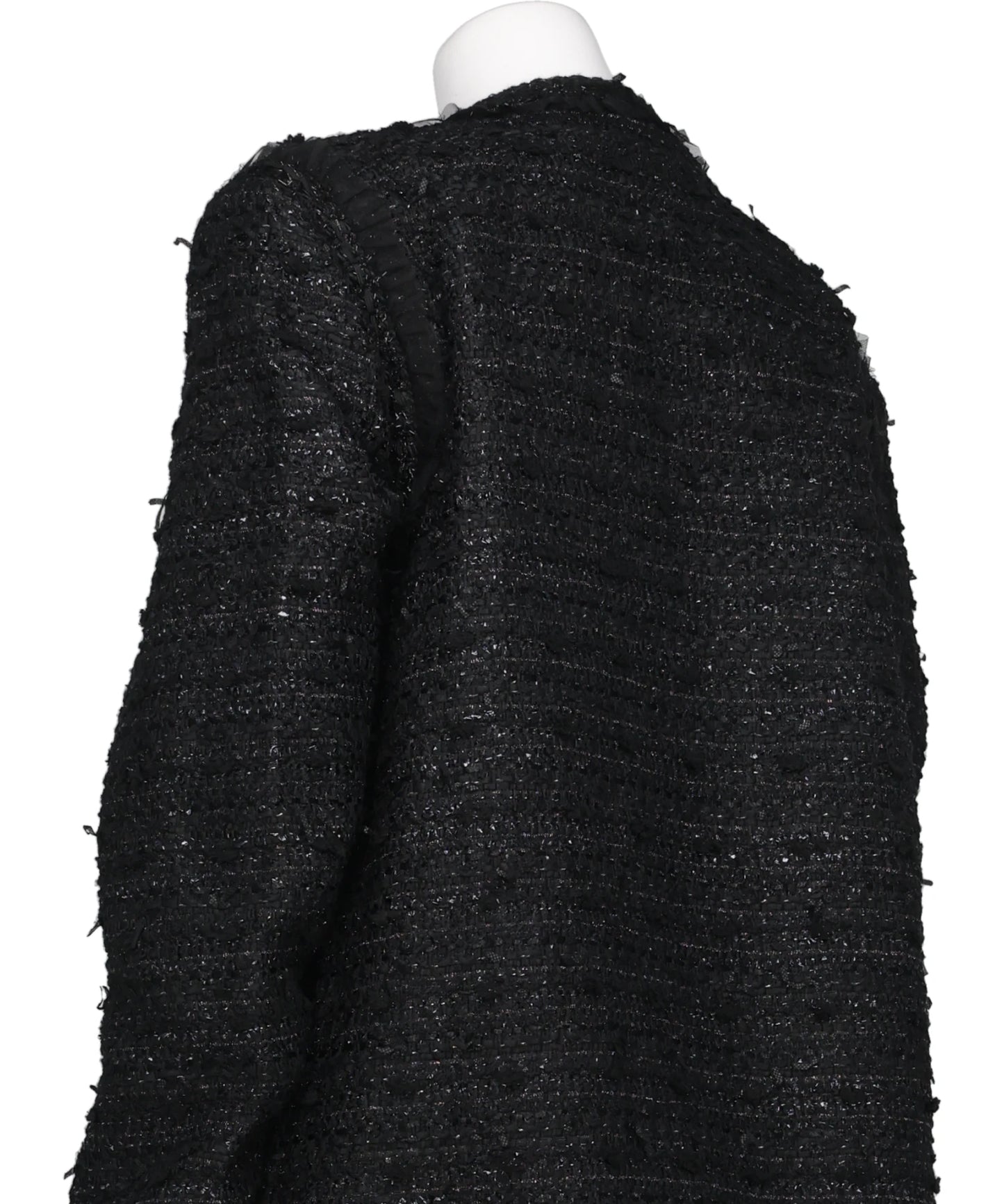 TULLE LAYERED TWEED JACKET