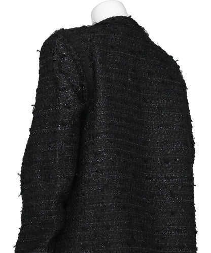 TULLE LAYERED TWEED JACKET